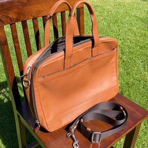 Men’s Leather Coach Briefcase